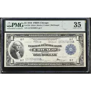 $1 1918  Federal Reserve Bank Notes 729
