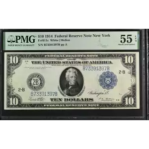 $10 1914 Red Seal Federal Reserve Notes 911C