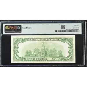 $100 1928-A.  Small Size $100 Federal Reserve Notes 2151-C (2)