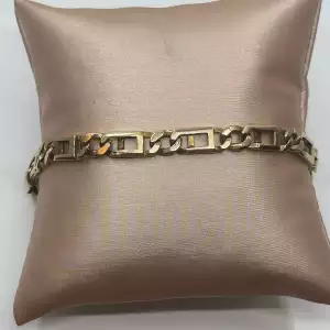 14K Yellow Gold Multi-Link Bracelet 8.5 Inches (3)