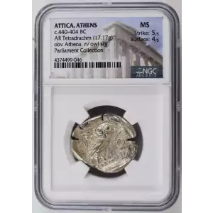 Attica, Athens AR Tetradrachm Parliament Collection 