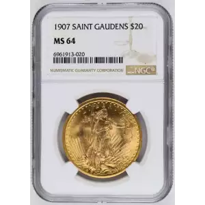 Double Eagle---Saint Gaudens 1907-1933 -Gold- 20 Dollar