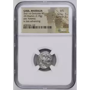 Gaul,Massalia 2nd-1st Centuries AR Drachm  (2)