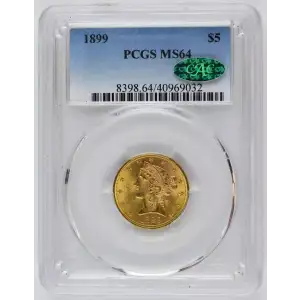 Half Eagle---Liberty Head 1839-1908 -Gold- 5 Dollar