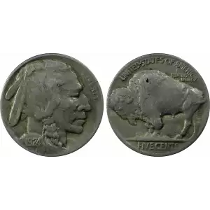 Nickel Five Cent Pieces-Indian Head or Buffalo (2)