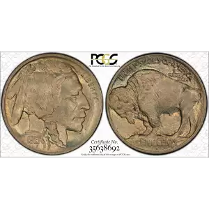 Nickel Five Cent Pieces-Indian Head or Buffalo (2)