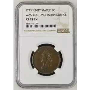 Post Colonial Issues -Washington Portrait Pieces-Copper Cent (2)