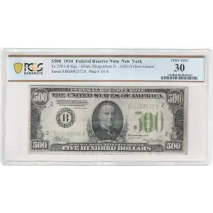 $500 1934  High Denomination Notes 2201-B (2)