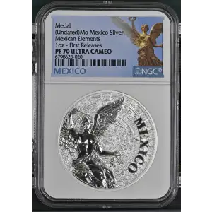 (Undated)Mo Mexican Elements 1oz - First Releases Medal ULTRA CAMEO (2)