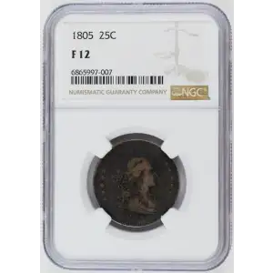 Quarter Dollars---Draped Bust (4)