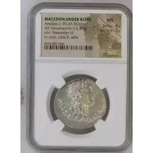 Macedon Under Rome Aesillas AR Tetradrachm (2)