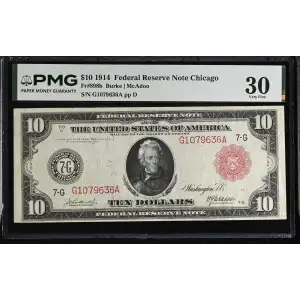 $10 1914 Red Seal Federal Reserve Notes 898B (2)