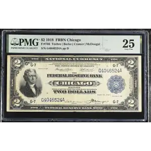 $2 1918  Federal Reserve Bank Notes 766