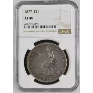 Trade Dollar---(1873-1885) -Silver- 1 Dollar (2)