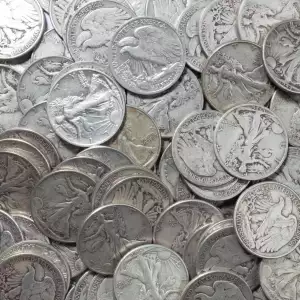 US 90% Silver Coinage - Pre 1965 - Junk Silver Half Dollars (2)